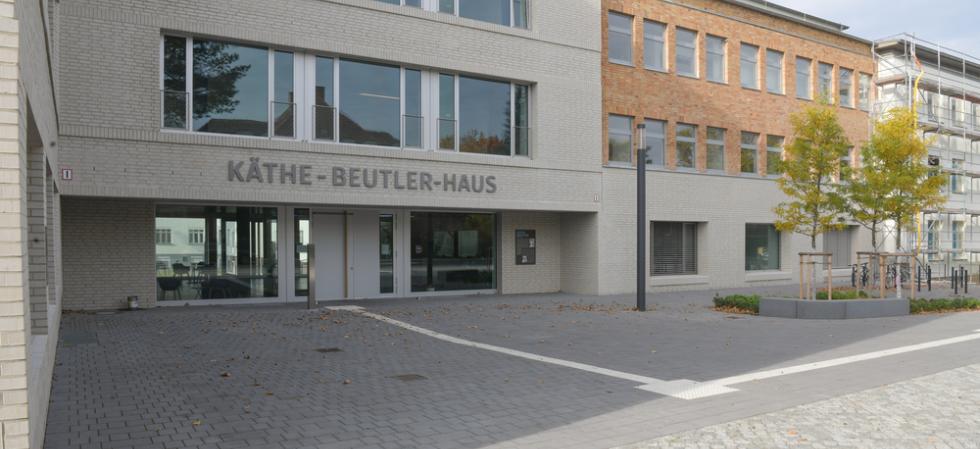View of the Käthe-Beutler house at Charité Campus Berlin Buch