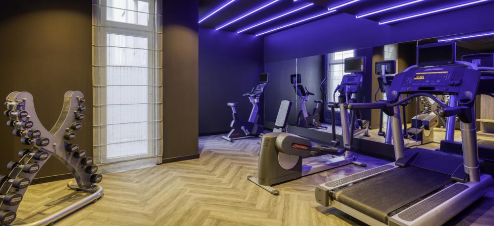 fitness room at Citadines Berlin