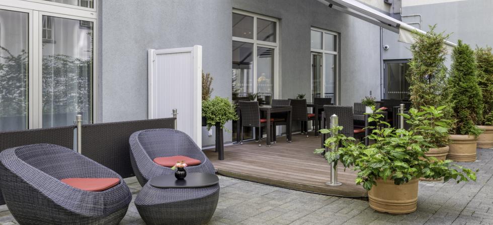 terrace at Citadines Berlin