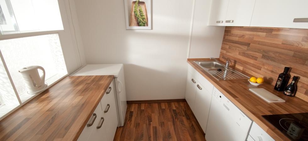 Kitchen in the Apartments am Brandenburger Tor in Berlin