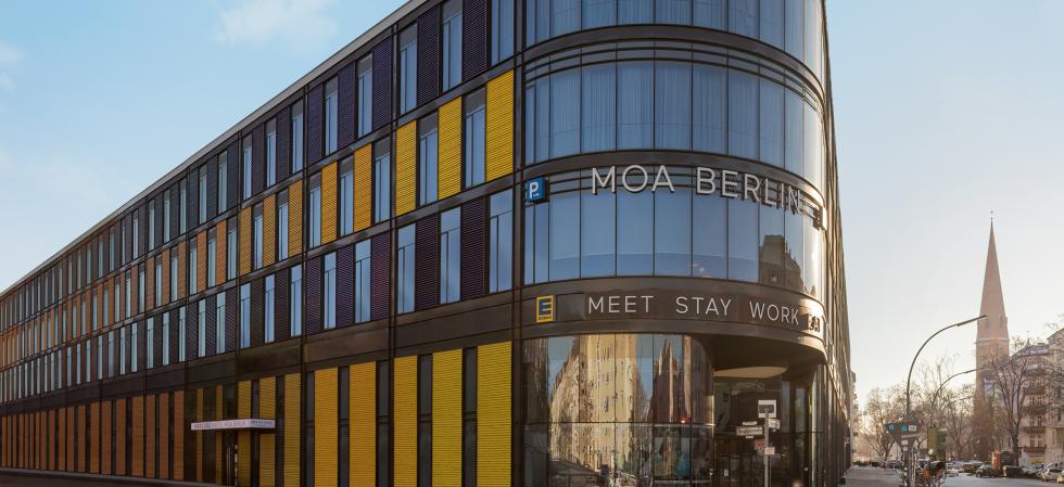 Hotel MOA Berlin z zewnątrz